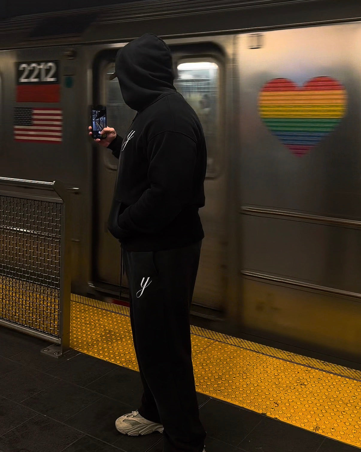 trackie washed dark