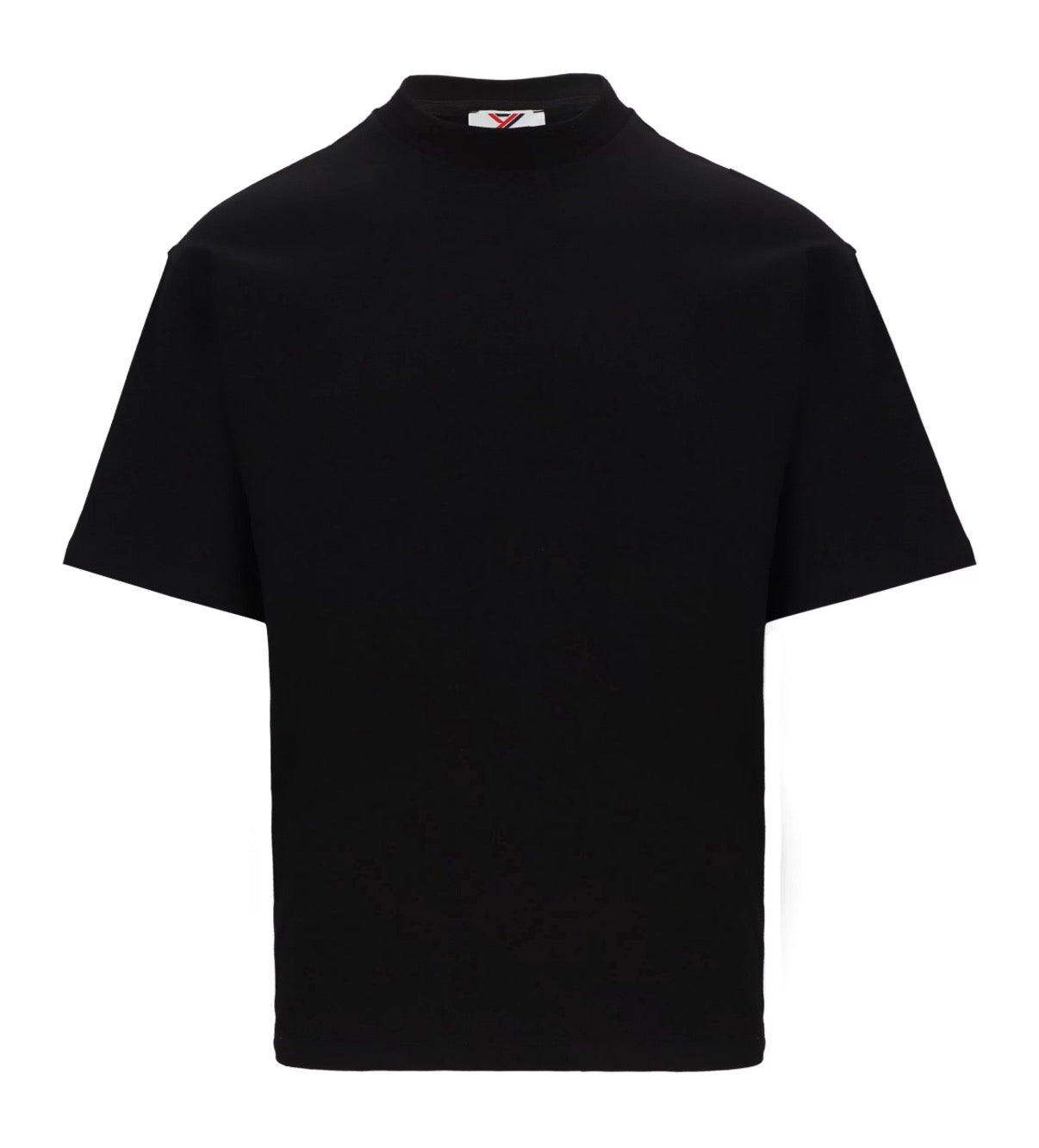 black blank tee