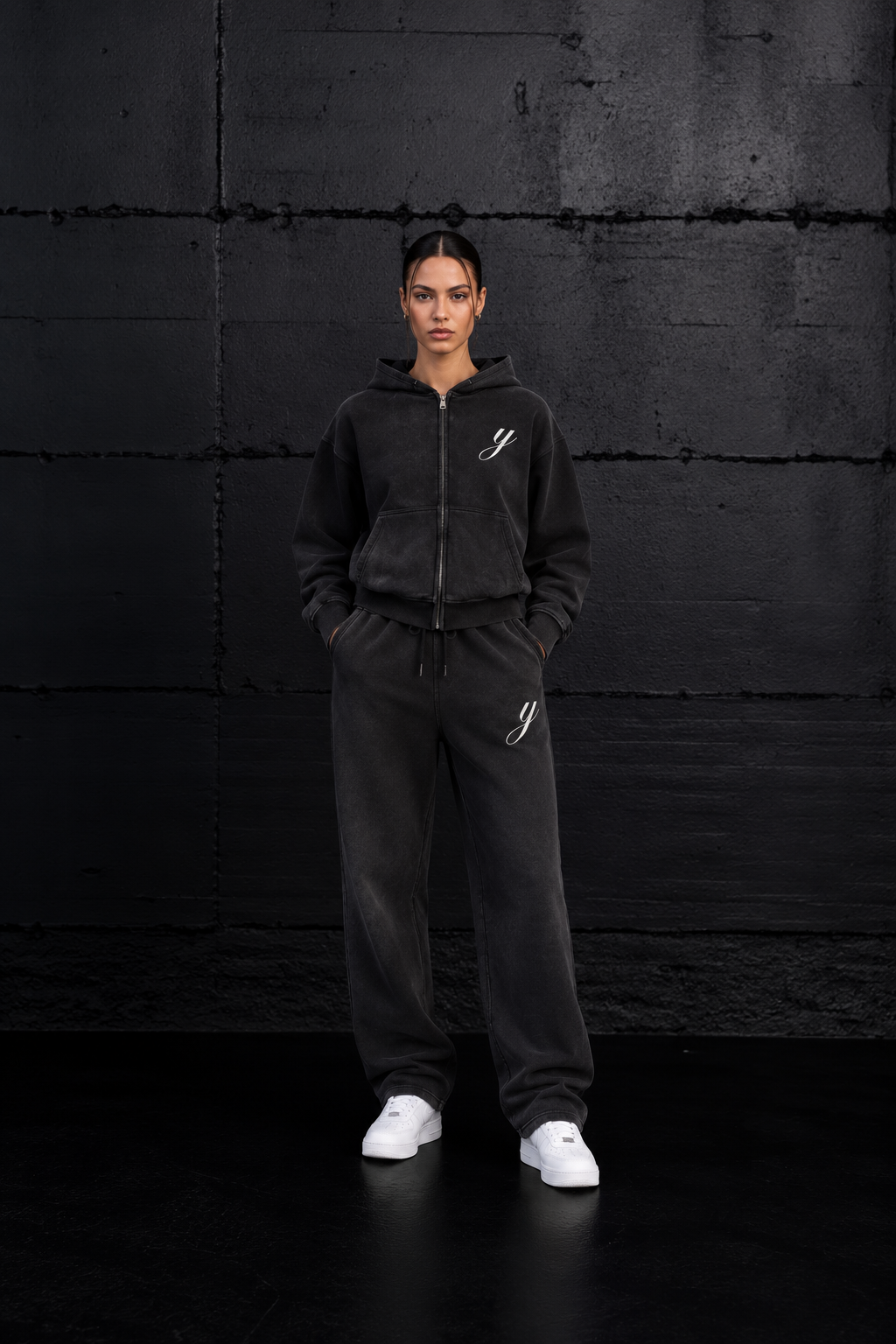 trackie washed dark