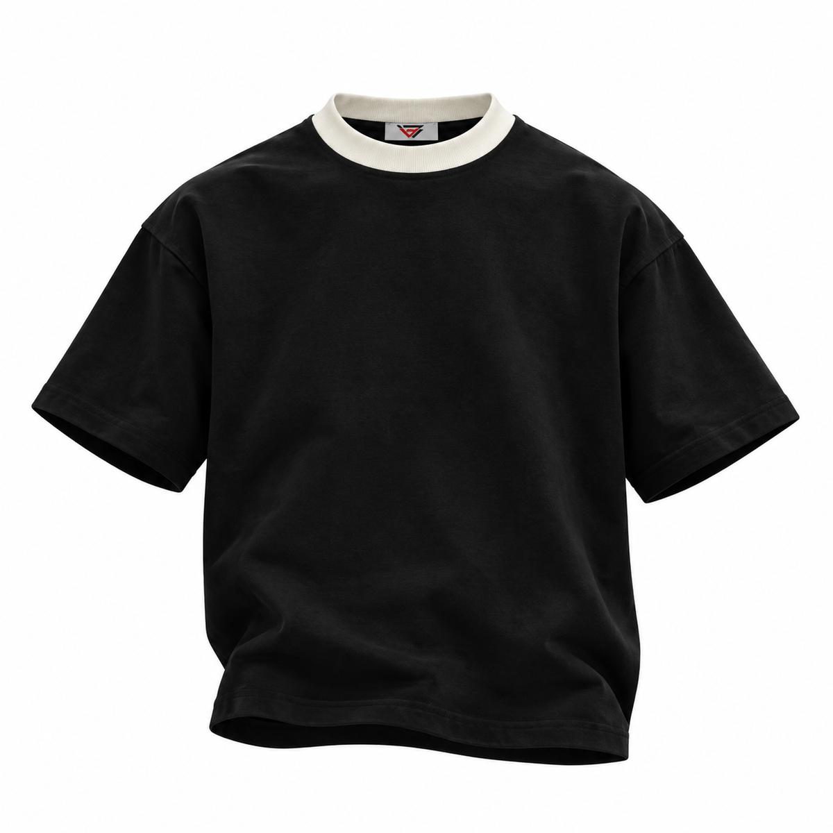 black white tee