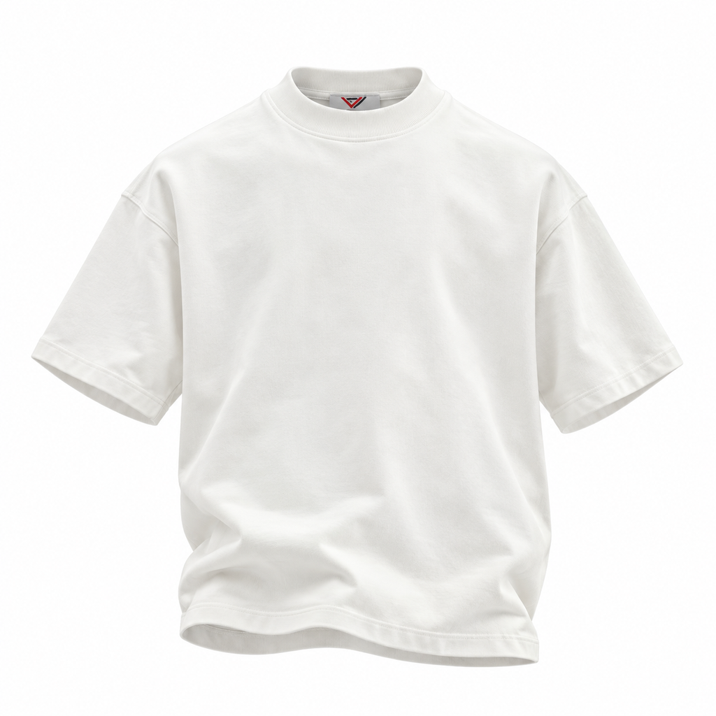 white blank tee