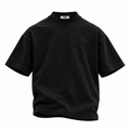 black blank tee
